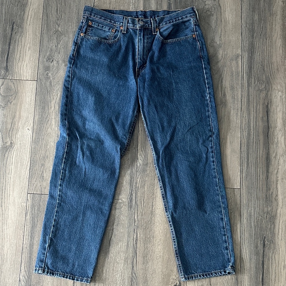 Levi's Men's 550 Relaxed Fit Blue Jeans W34 L30 NEW